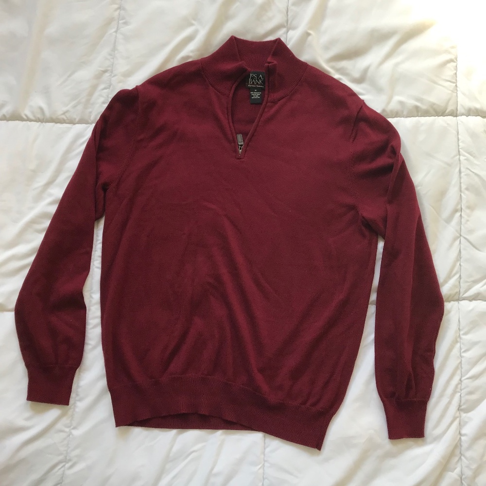 Jos. A. Bank Dark Red Pullover - Medium